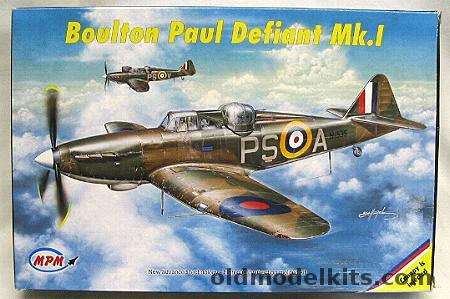 MPM 1/72 Boulton Paul Defiant Mk.I, 72513 plastic model kit